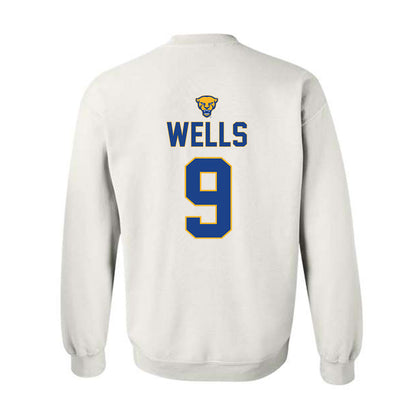 Pittsburgh - NCAA Women's Soccer : Lucia Wells - Sports Shersey Crewneck Sweatshirt-1
