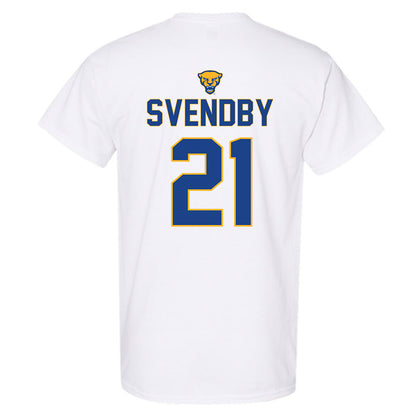 Pittsburgh - NCAA Men's Soccer : Casper Svendby - Sports Shersey T-Shirt-1