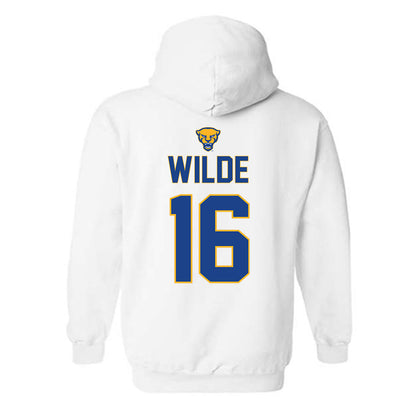 Pittsburgh - NCAA Women's Soccer : Margaret Wilde - Sports Shersey Hooded Sweatshirt-1