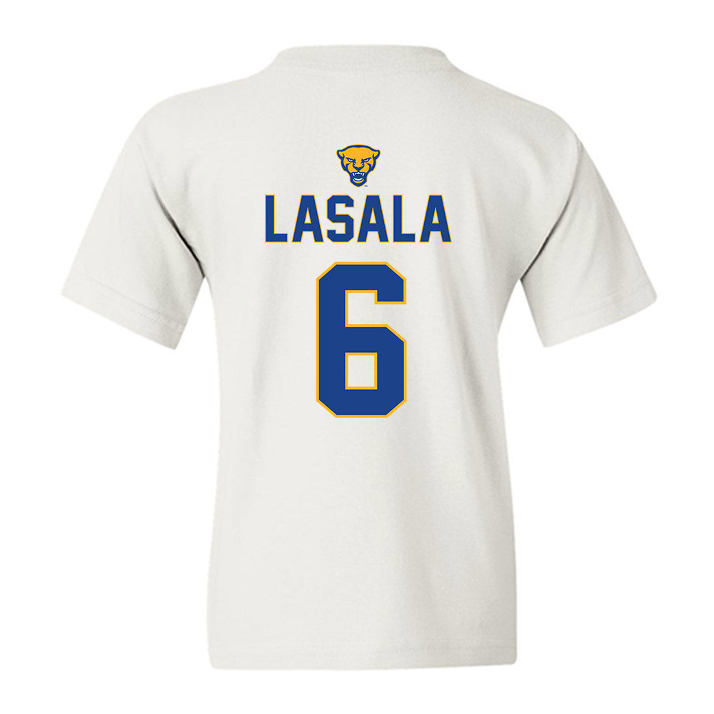 Pittsburgh - NCAA Baseball : Anthony LaSala - Sports Shersey Youth T-Shirt-1