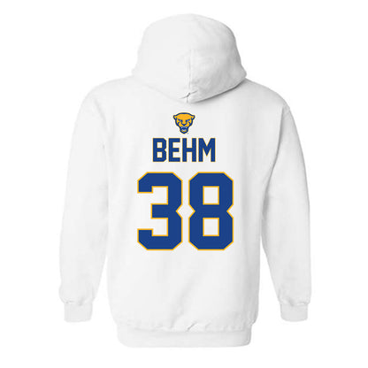 Pittsburgh - NCAA Baseball : Nolan Behm - Sports Shersey Hooded Sweatshirt-1