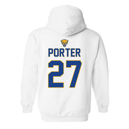 Pittsburgh - NCAA Baseball : Matthew Porter - Sports Shersey Hooded Sweatshirt