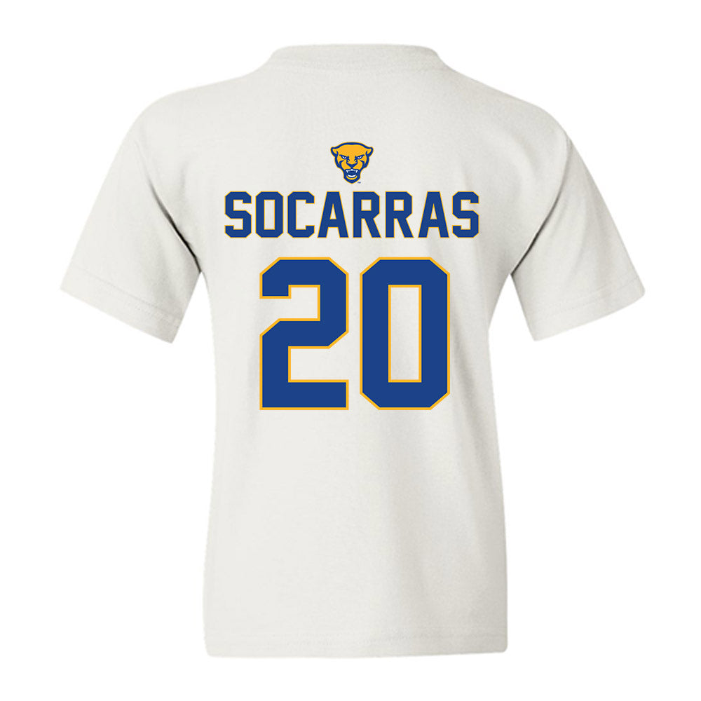 Pittsburgh - NCAA Baseball : Antonio Socarras - Sports Shersey Youth T-Shirt-1