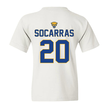 Pittsburgh - NCAA Baseball : Antonio Socarras - Sports Shersey Youth T-Shirt-1