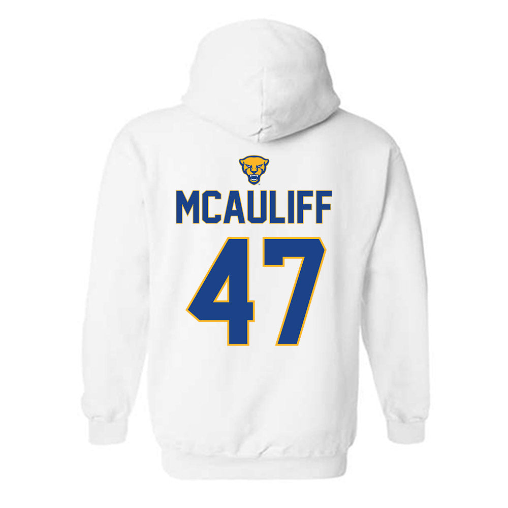 Pittsburgh - NCAA Baseball : Daniel McAuliff - Sports Shersey Hooded Sweatshirt