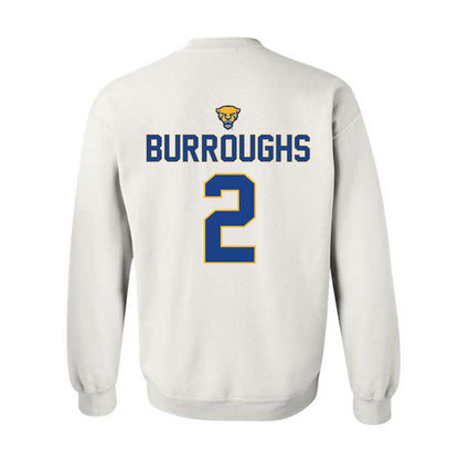 Pittsburgh - NCAA Baseball : Keeton Burroughs - Sports Shersey Crewneck Sweatshirt-1