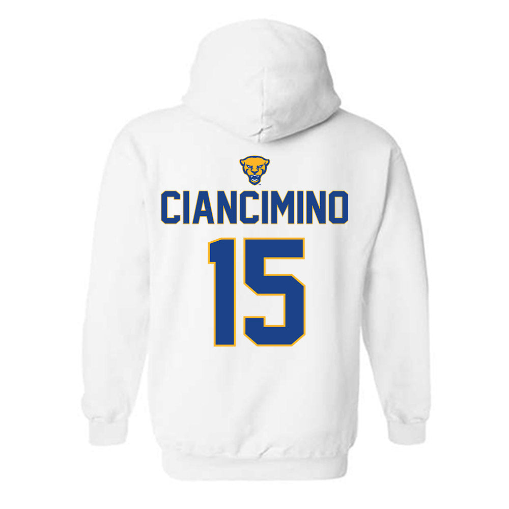 Pittsburgh - NCAA Baseball : joey ciancimino - Sports Shersey Hooded Sweatshirt-1