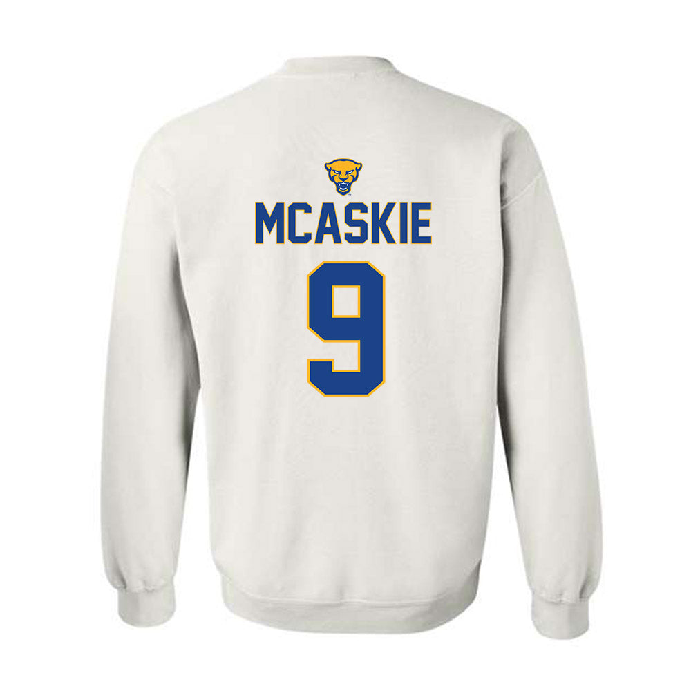 Pittsburgh - NCAA Baseball : Aidan McAskie - Sports Shersey Crewneck Sweatshirt-1