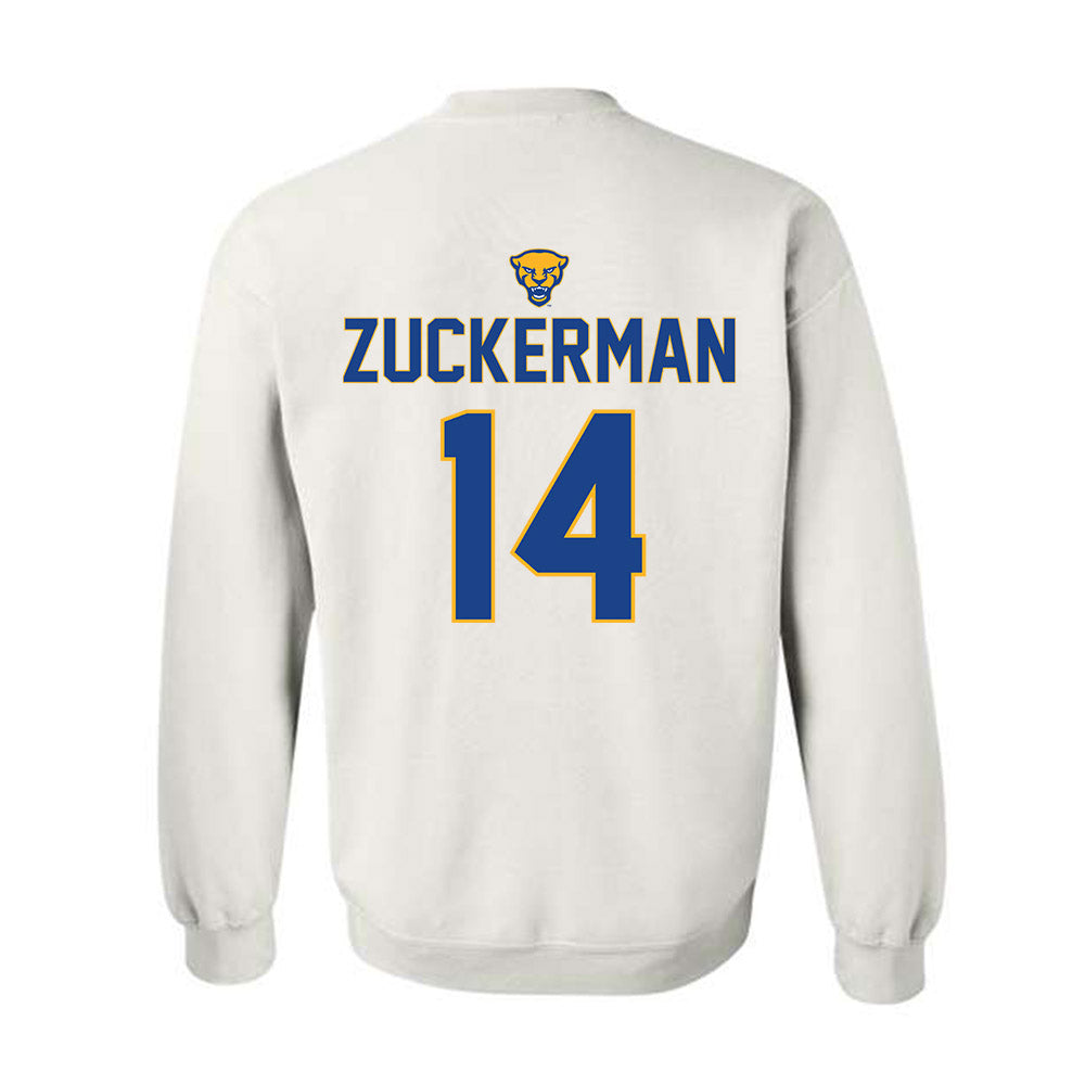 Pittsburgh - NCAA Baseball : Ryan Zuckerman - Sports Shersey Crewneck Sweatshirt-1