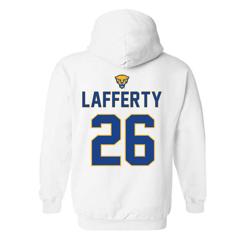 Pittsburgh - NCAA Baseball : Drew Lafferty - Sports Shersey Hooded Sweatshirt-1