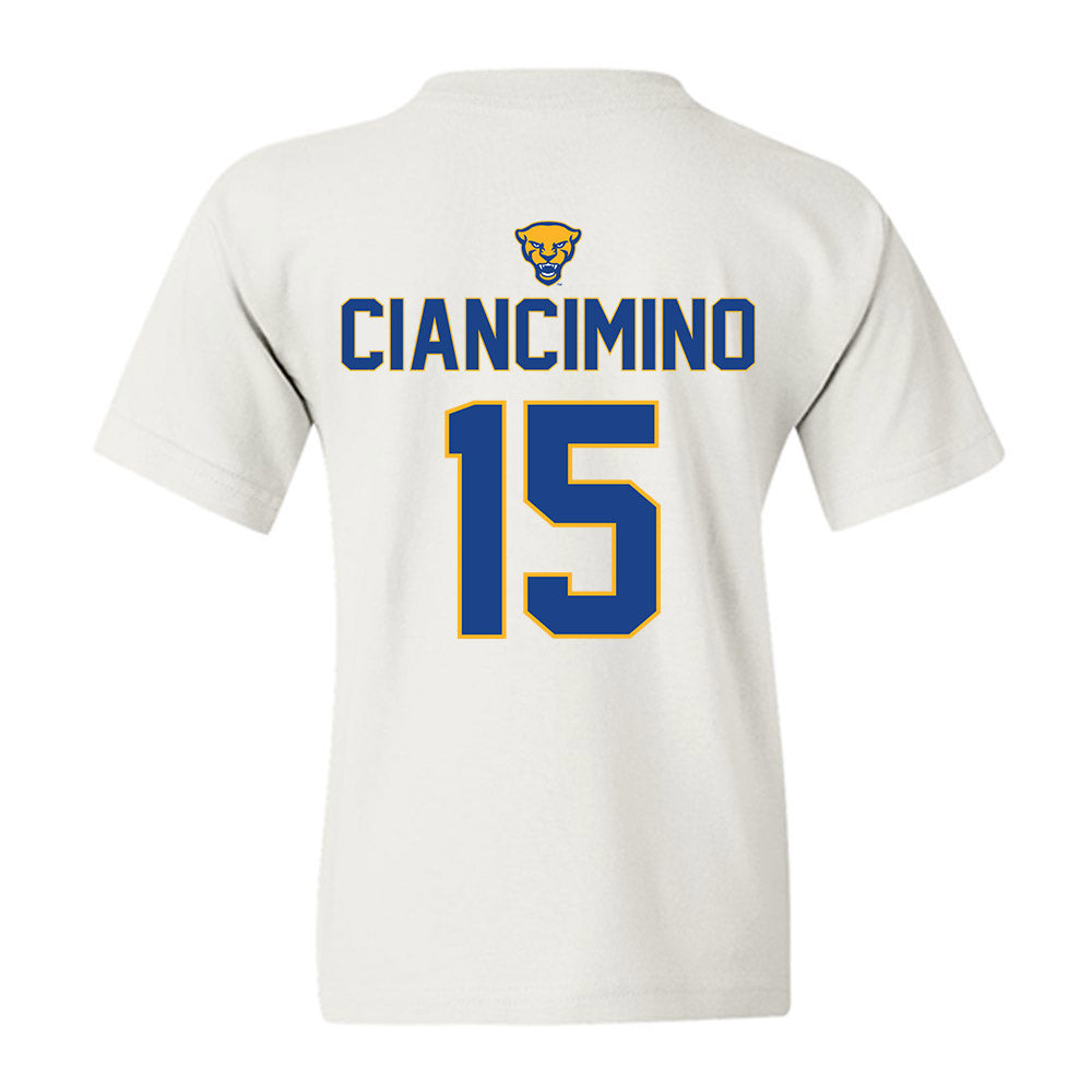 Pittsburgh - NCAA Baseball : joey ciancimino - Sports Shersey Youth T-Shirt-1