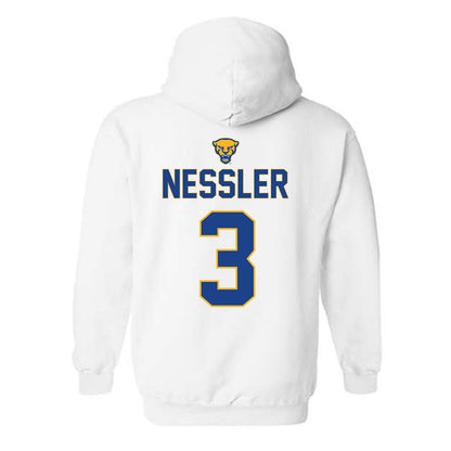Pittsburgh - NCAA Baseball : AJ Nessler - Sports Shersey Hooded Sweatshirt-1