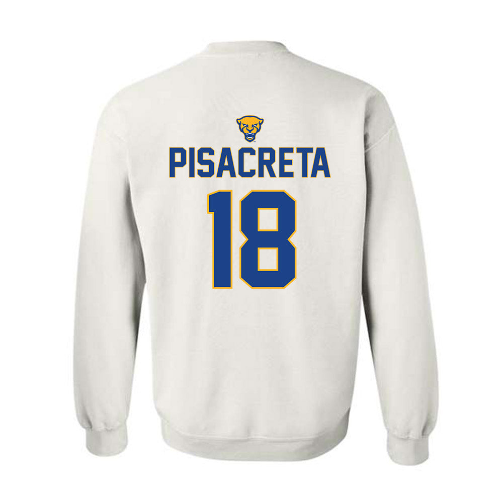 Pittsburgh - NCAA Baseball : Sebastian Pisacreta - Sports Shersey Crewneck Sweatshirt-1
