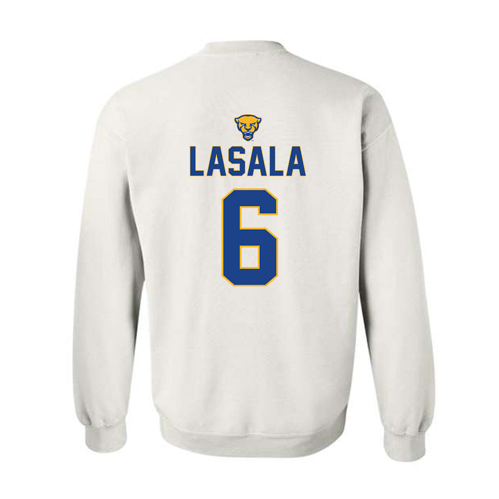 Pittsburgh - NCAA Baseball : Anthony LaSala - Sports Shersey Crewneck Sweatshirt-1