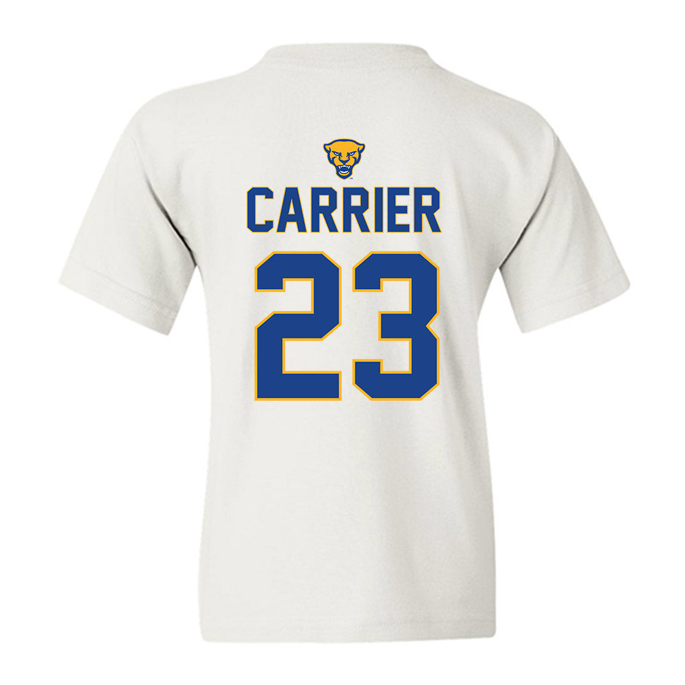 Pittsburgh - NCAA Baseball : Lorenzo Carrier - Sports Shersey Youth T-Shirt-1