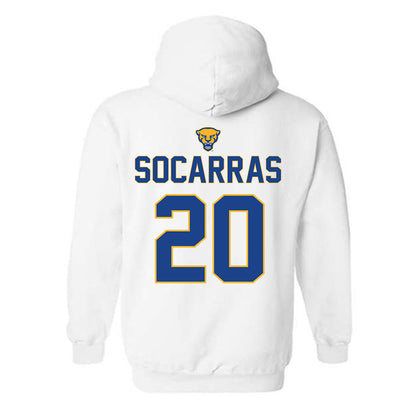 Pittsburgh - NCAA Baseball : Antonio Socarras - Sports Shersey Hooded Sweatshirt-1