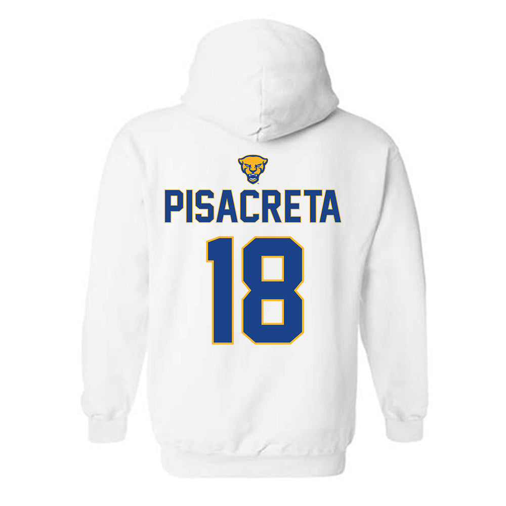 Pittsburgh - NCAA Baseball : Sebastian Pisacreta - Sports Shersey Hooded Sweatshirt-1