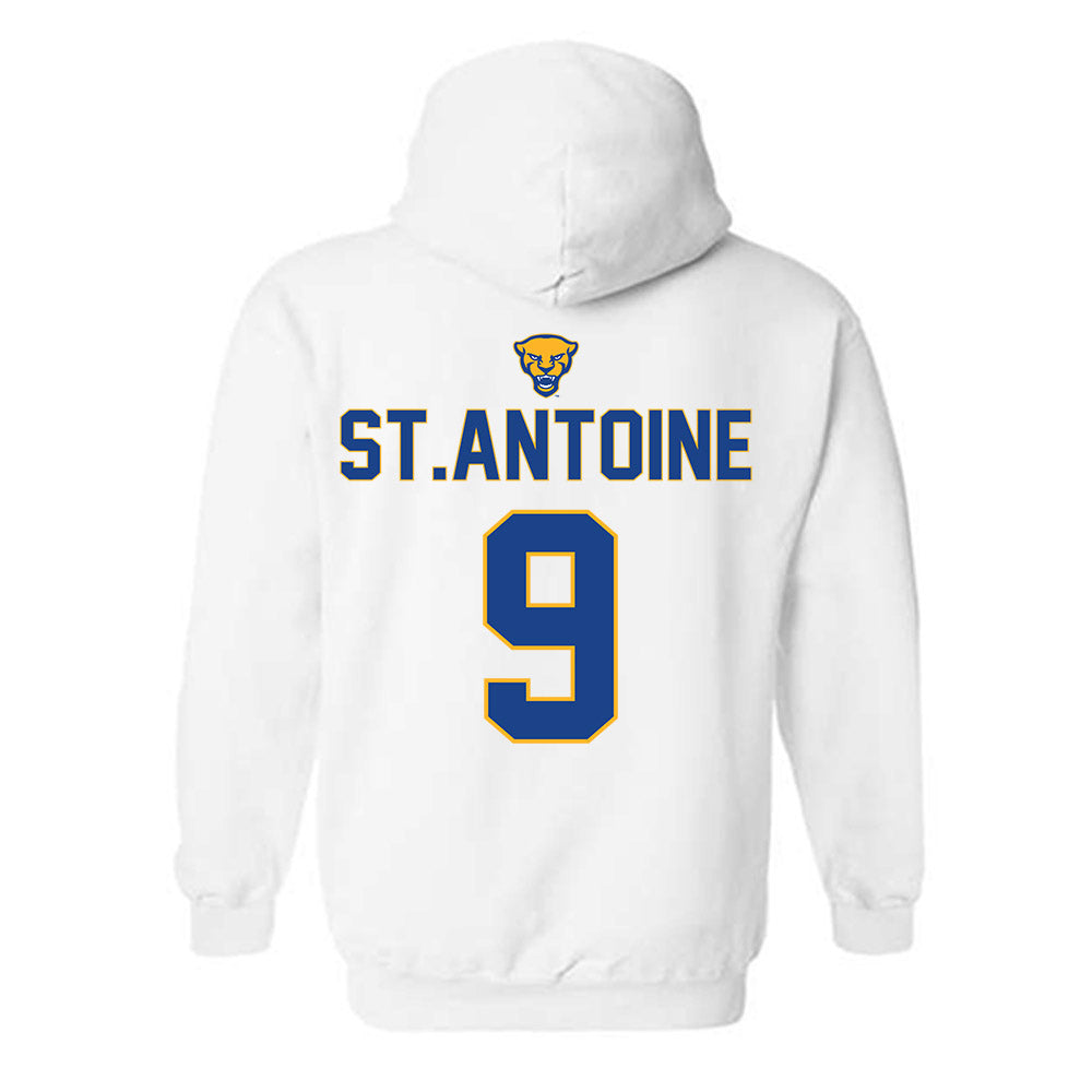 Pittsburgh - NCAA Baseball : Jonah St.antoine - Sports Shersey Hooded Sweatshirt