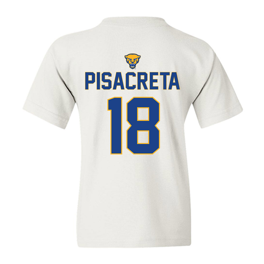 Pittsburgh - NCAA Baseball : Sebastian Pisacreta - Sports Shersey Youth T-Shirt-1