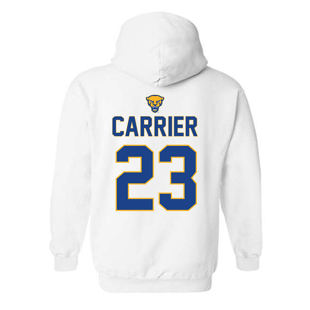 Pittsburgh - NCAA Baseball : Lorenzo Carrier - Sports Shersey Hooded Sweatshirt-1