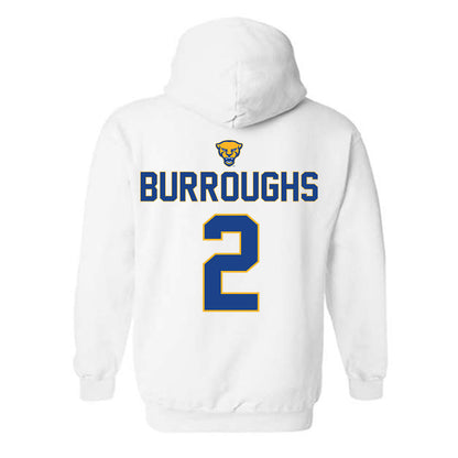 Pittsburgh - NCAA Baseball : Keeton Burroughs - Sports Shersey Hooded Sweatshirt-1