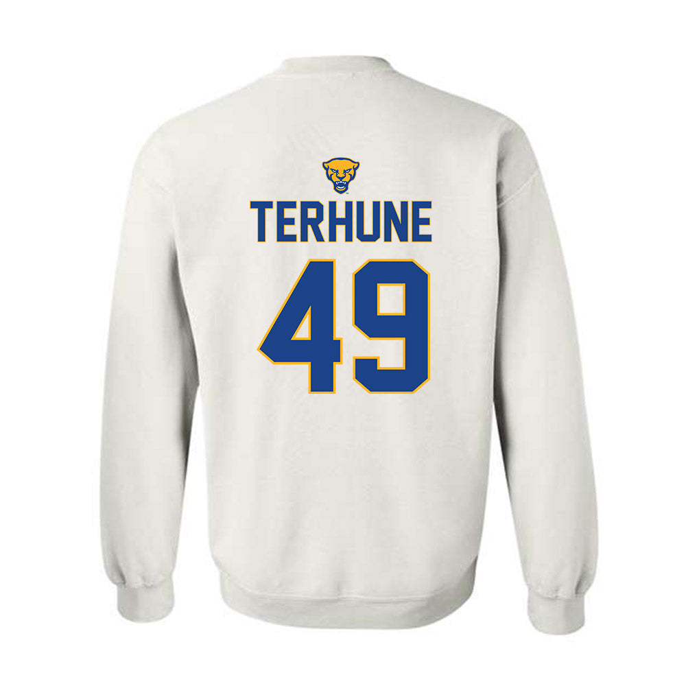 Pittsburgh - NCAA Baseball : Isaac Terhune - Sports Shersey Crewneck Sweatshirt-1