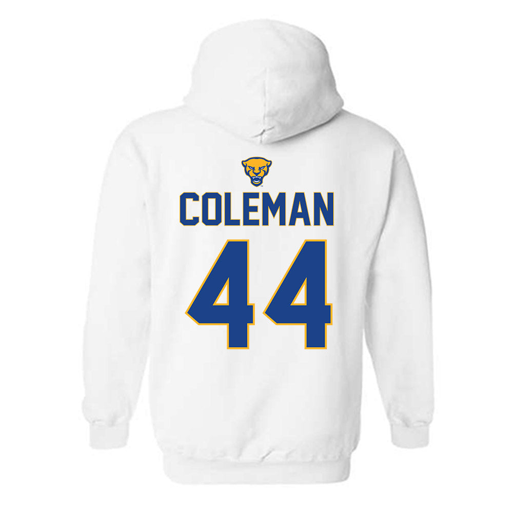 Pittsburgh - NCAA Baseball : Aidan Coleman - Sports Shersey Hooded Sweatshirt