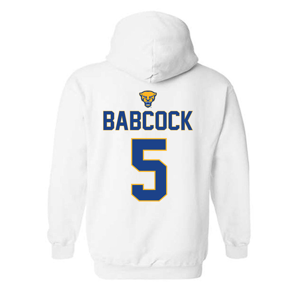 Pittsburgh - NCAA Women's Volleyball : Olivia Babcock - Sports Shersey Hooded Sweatshirt-1