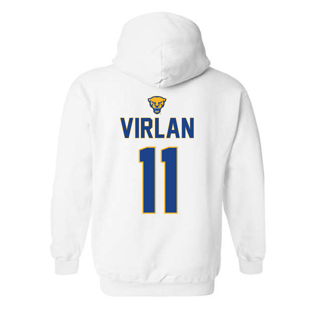 Pittsburgh - NCAA Women's Volleyball : Dalia Virlan - Sports Shersey Hooded Sweatshirt