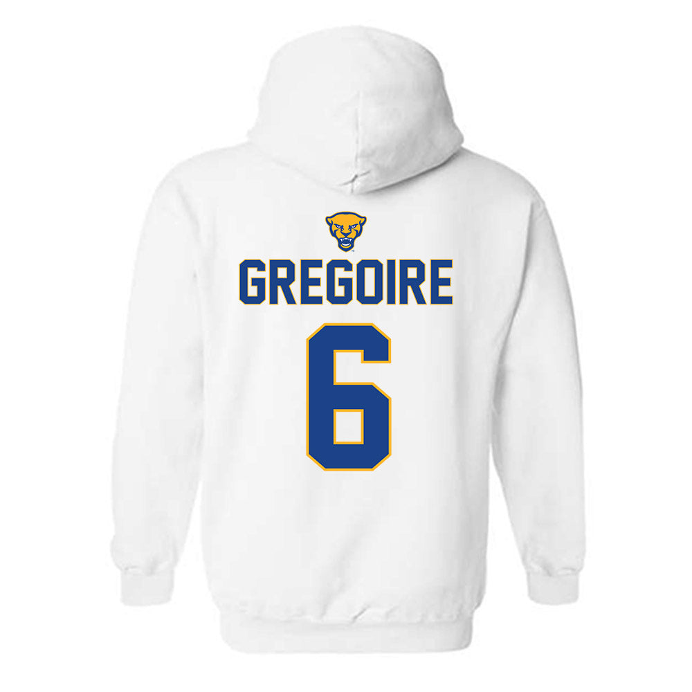 Pittsburgh - NCAA Women's Volleyball : Sophia Gregoire - Sports Shersey Hooded Sweatshirt-1