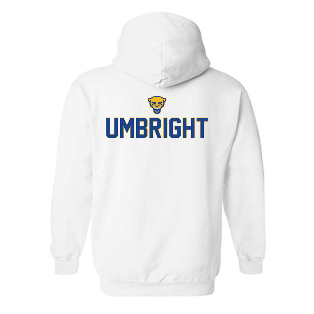 Pittsburgh - NCAA Men's Cross Country : Tyler Umbright - Sports Shersey Hooded Sweatshirt-1