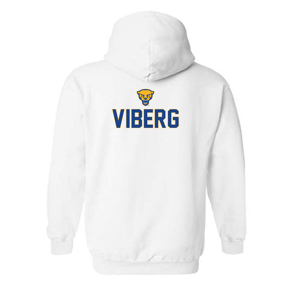 Pittsburgh - NCAA Women's Swimming & Diving : Cecilia Viberg - Sports Shersey Hooded Sweatshirt-1