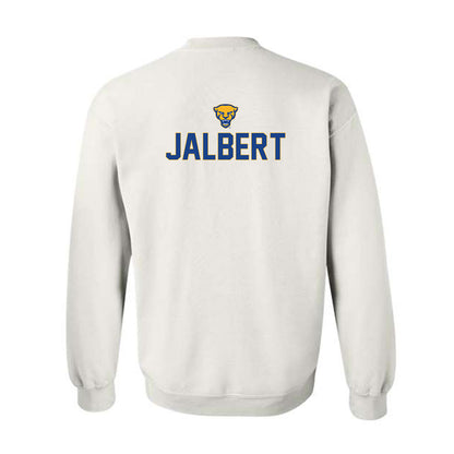 Pittsburgh - NCAA Men's Swimming & Diving : Drew Jalbert - Sports Shersey Crewneck Sweatshirt-1