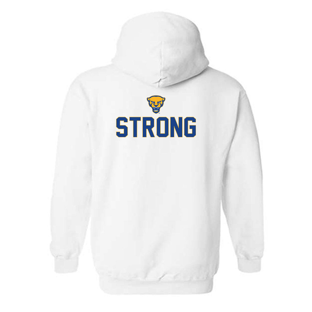 Pittsburgh - NCAA Women's Swimming & Diving : Jessica Strong - Sports Shersey Hooded Sweatshirt-1