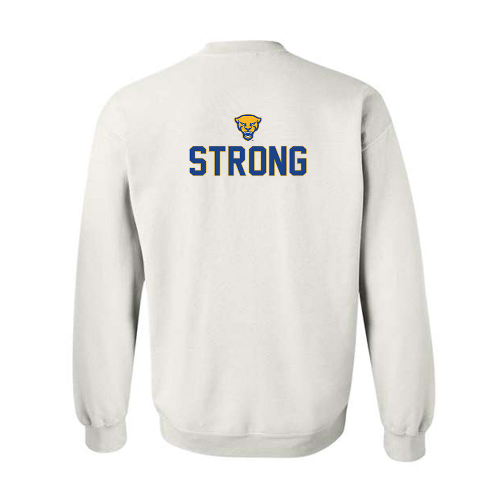 Pittsburgh - NCAA Women's Swimming & Diving : Jessica Strong - Sports Shersey Crewneck Sweatshirt-1