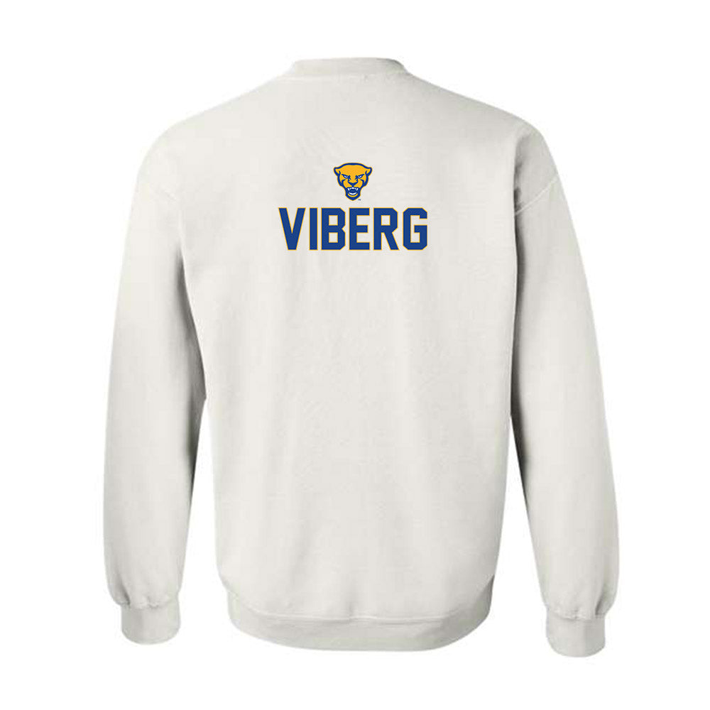 Pittsburgh - NCAA Women's Swimming & Diving : Cecilia Viberg - Sports Shersey Crewneck Sweatshirt-1