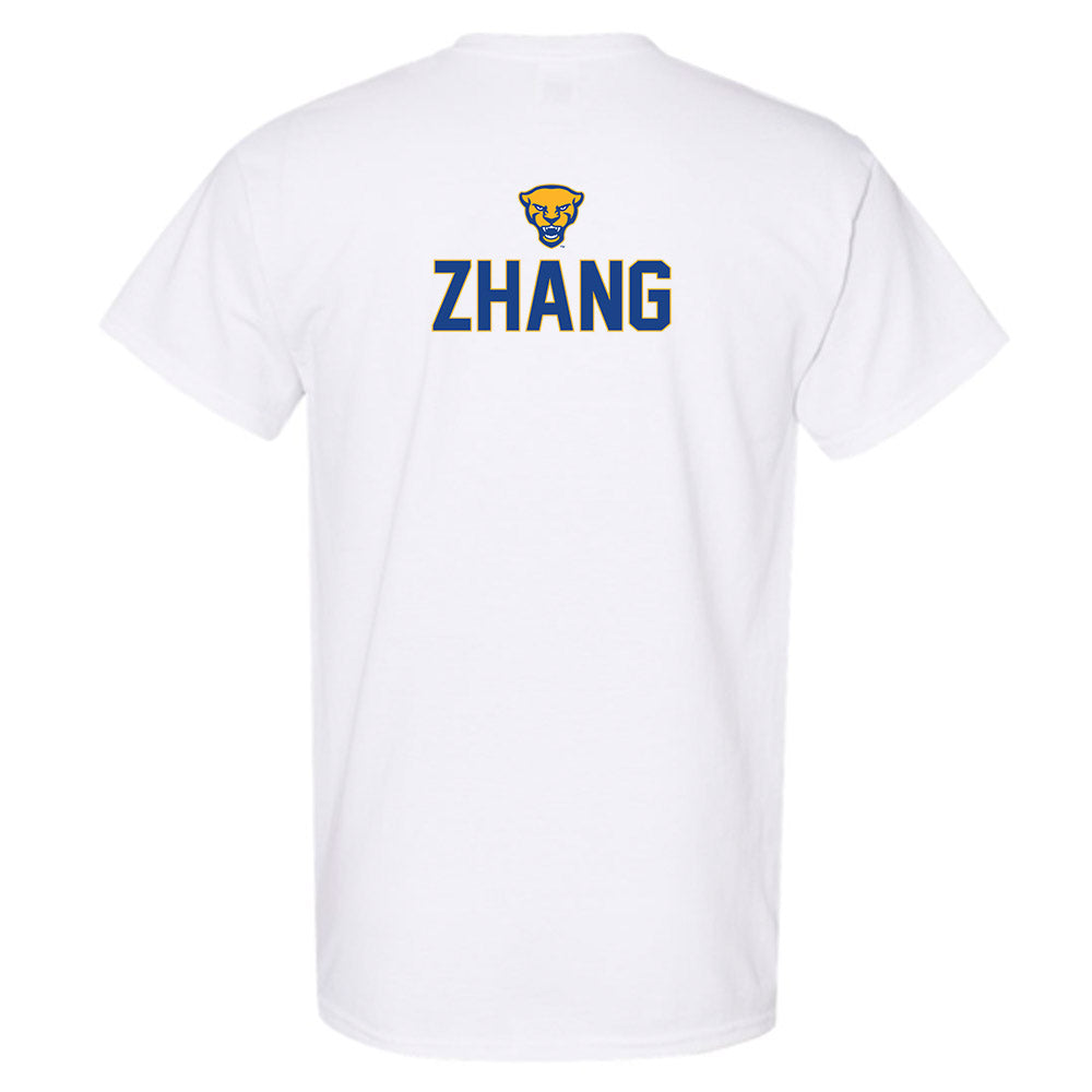 Pittsburgh - NCAA Men's Swimming & Diving : Chenyuan Zhang - Sports Shersey T-Shirt-1