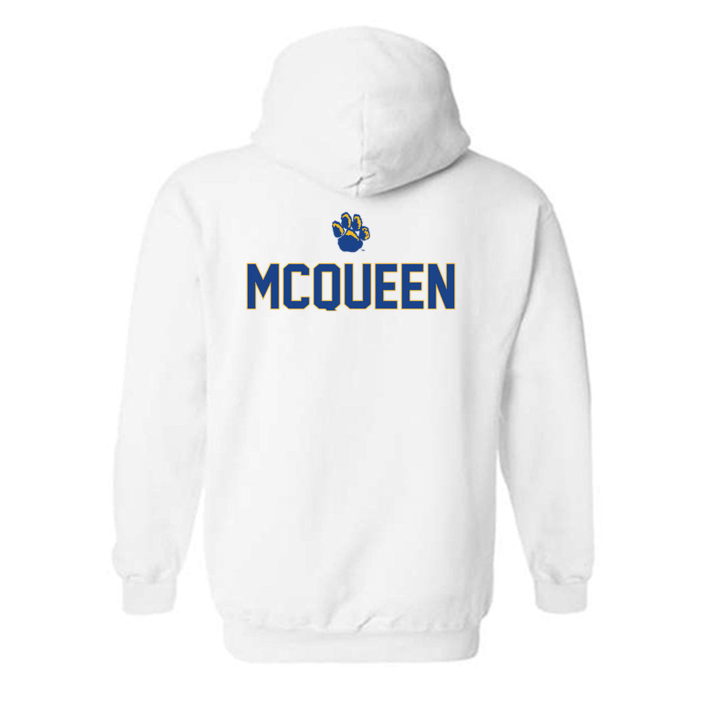 Pittsburgh - NCAA Men's Track & Field : Darren McQueen - Sports Shersey Hooded Sweatshirt-1