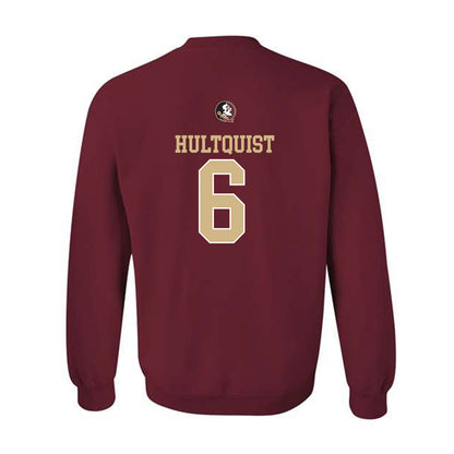 FSU - NCAA Beach Volleyball : Kenzie Hultquist - Generic Shersey Crewneck Sweatshirt-1