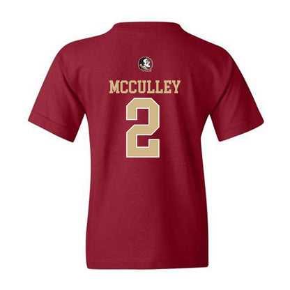 FSU - NCAA Baseball : Carter McCulley - Generic Shersey Youth T-Shirt