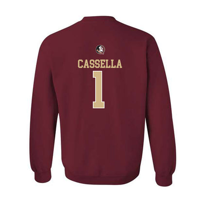 FSU - NCAA Women's Lacrosse : Sienna Cassella - Classic Shersey Crewneck Sweatshirt-1