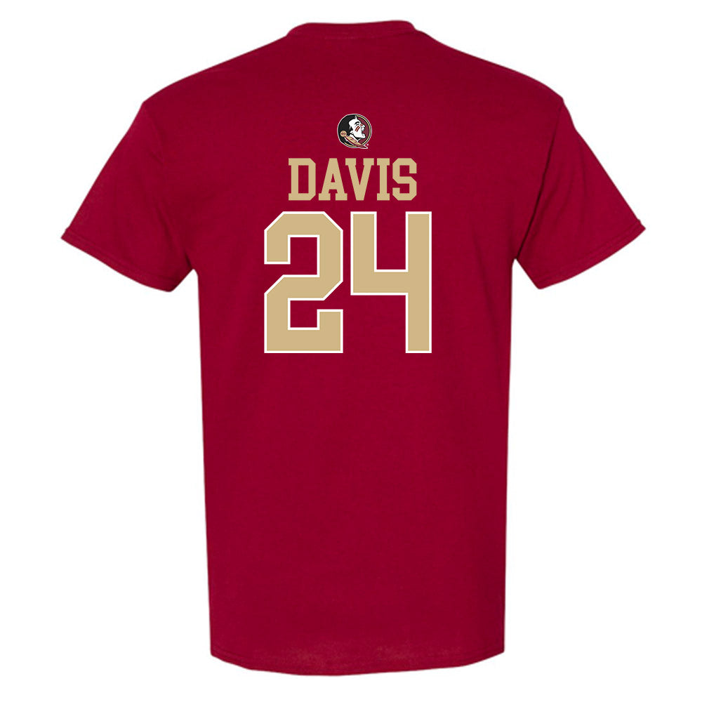 FSU - NCAA Women's Basketball : Pania Davis - Classic Shersey T-Shirt-1