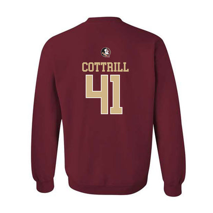 FSU - NCAA Football : AJ Cottrill - Classic Shersey Crewneck Sweatshirt-1