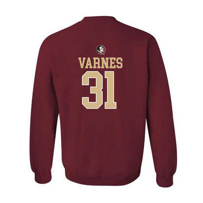 FSU - NCAA Baseball : Braxton Varnes - Classic Shersey Crewneck Sweatshirt-1