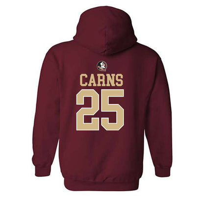 FSU - NCAA Baseball : Hunter Carns - Generic Shersey Hooded Sweatshirt