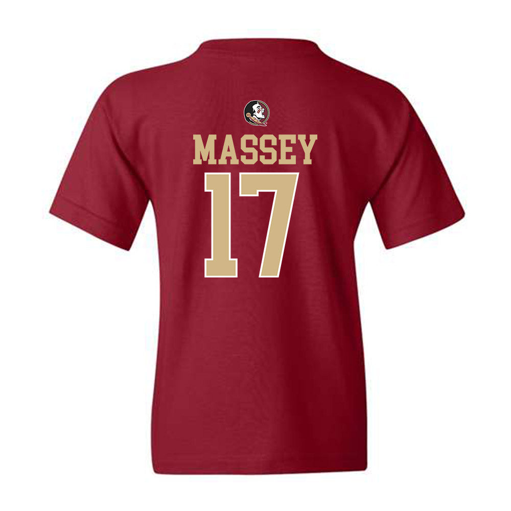 FSU - NCAA Beach Volleyball : Myriah Massey - Generic Shersey Youth T-Shirt