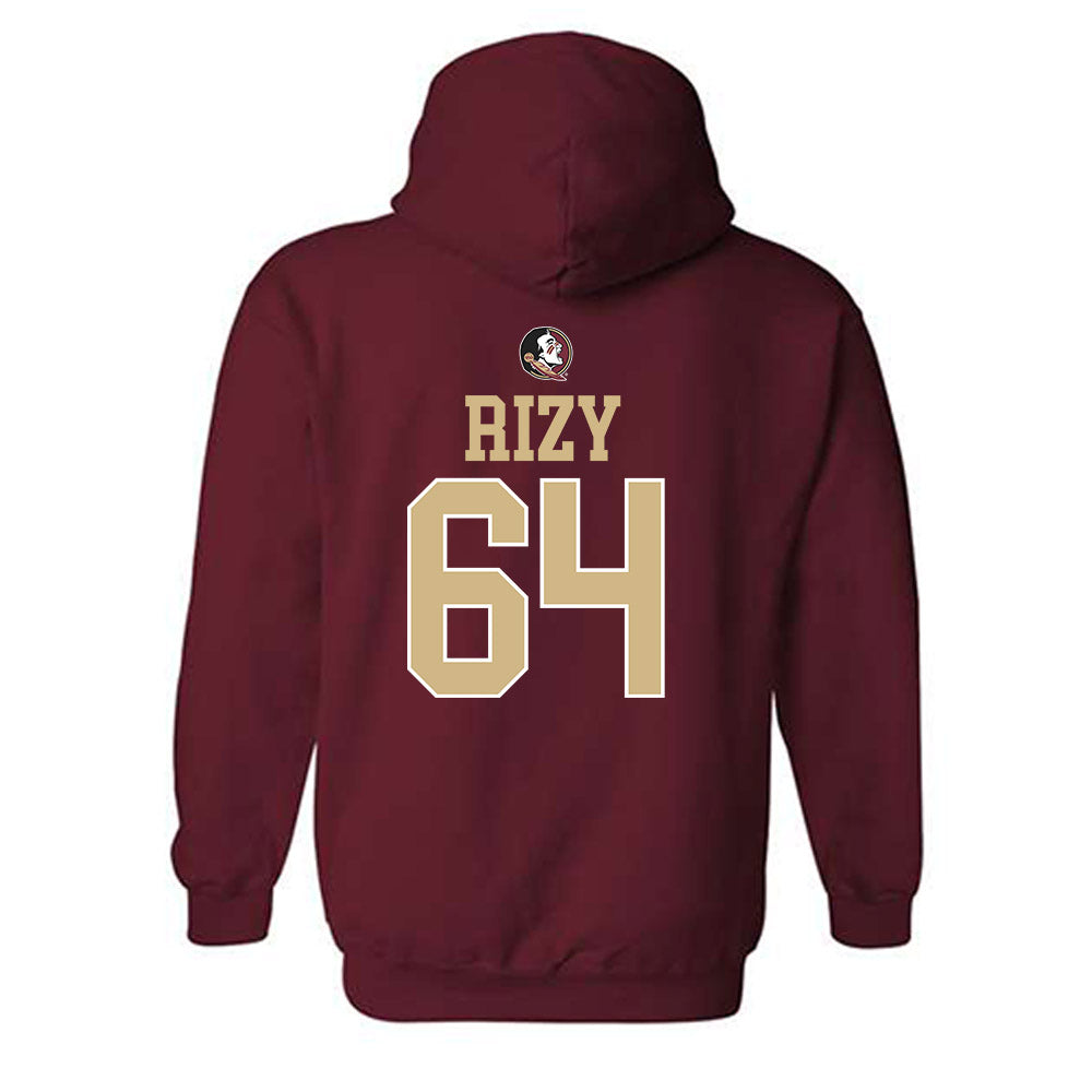 FSU - NCAA Football : Jacob Rizy - Generic Shersey Hooded Sweatshirt-1