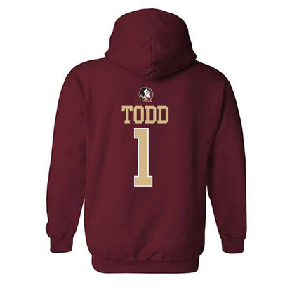 FSU - NCAA Women's Soccer : Adelyn Todd - Generic Shersey Hooded Sweatshirt