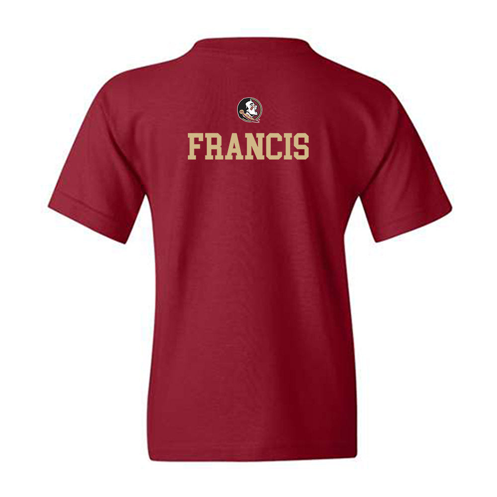 FSU - NCAA Women's Track & Field : Jaden Francis - Generic Shersey Youth T-Shirt-1