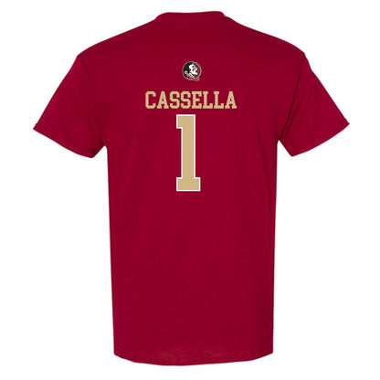 FSU - NCAA Women's Lacrosse : Sienna Cassella - Classic Shersey T-Shirt-1